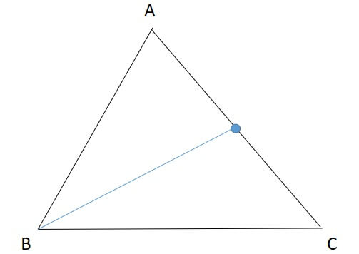 三角形の重心の見つけ方