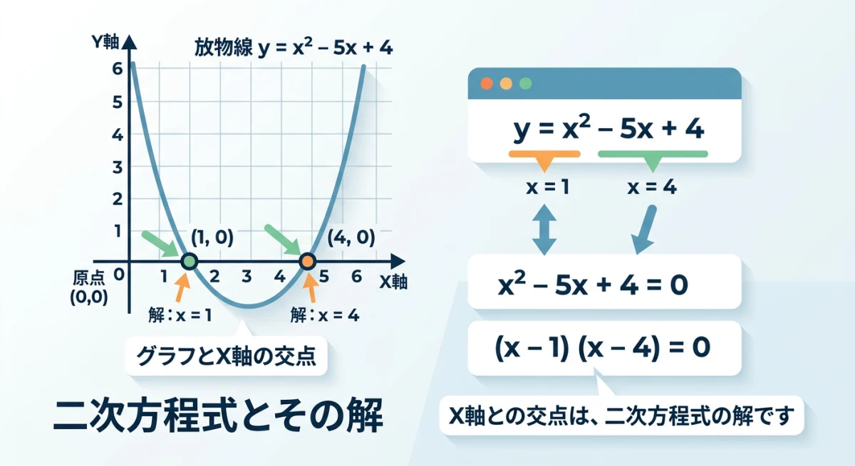二次方程式と解